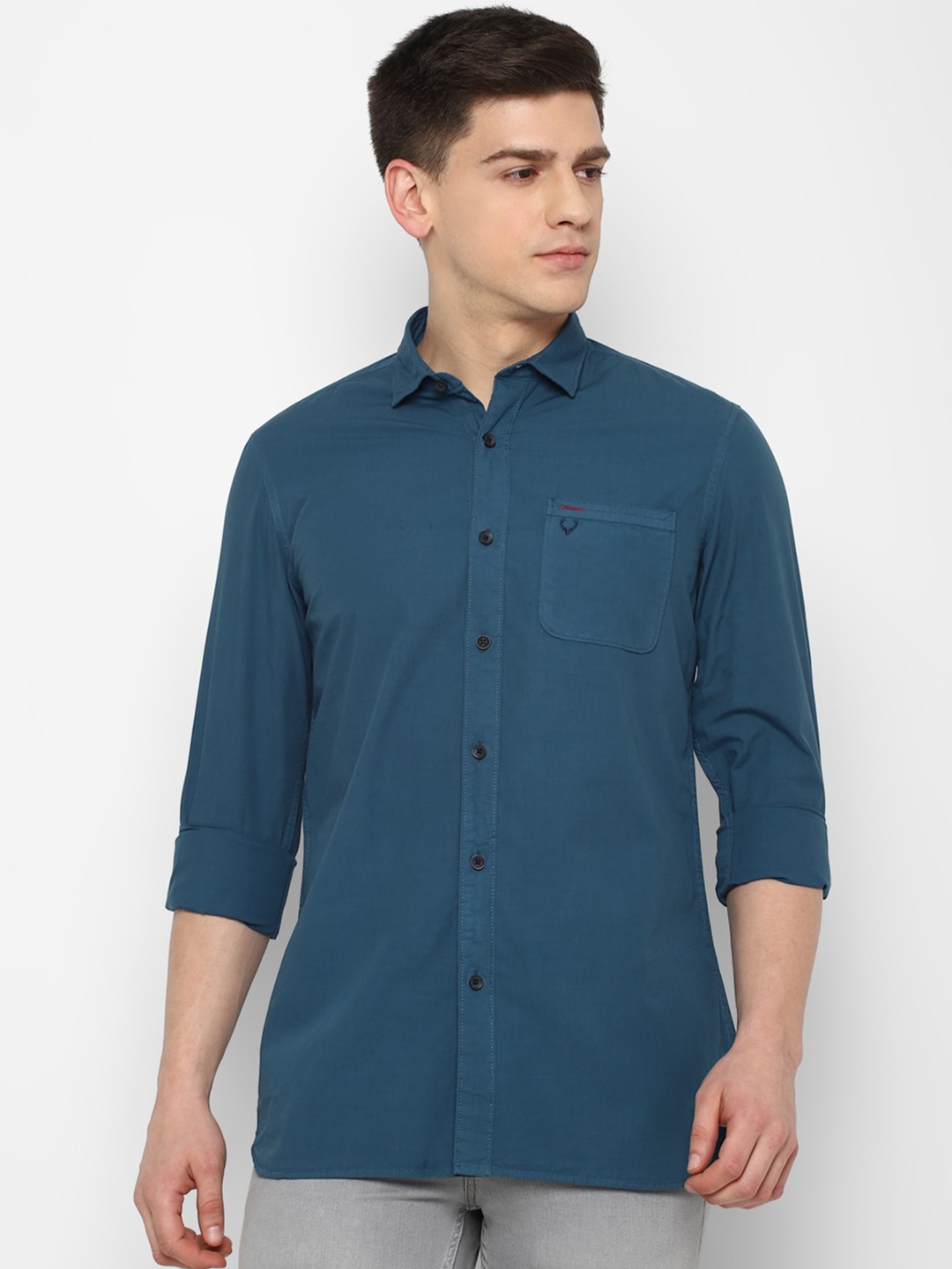 

Allen Solly Sport Men Blue Casual Shirt