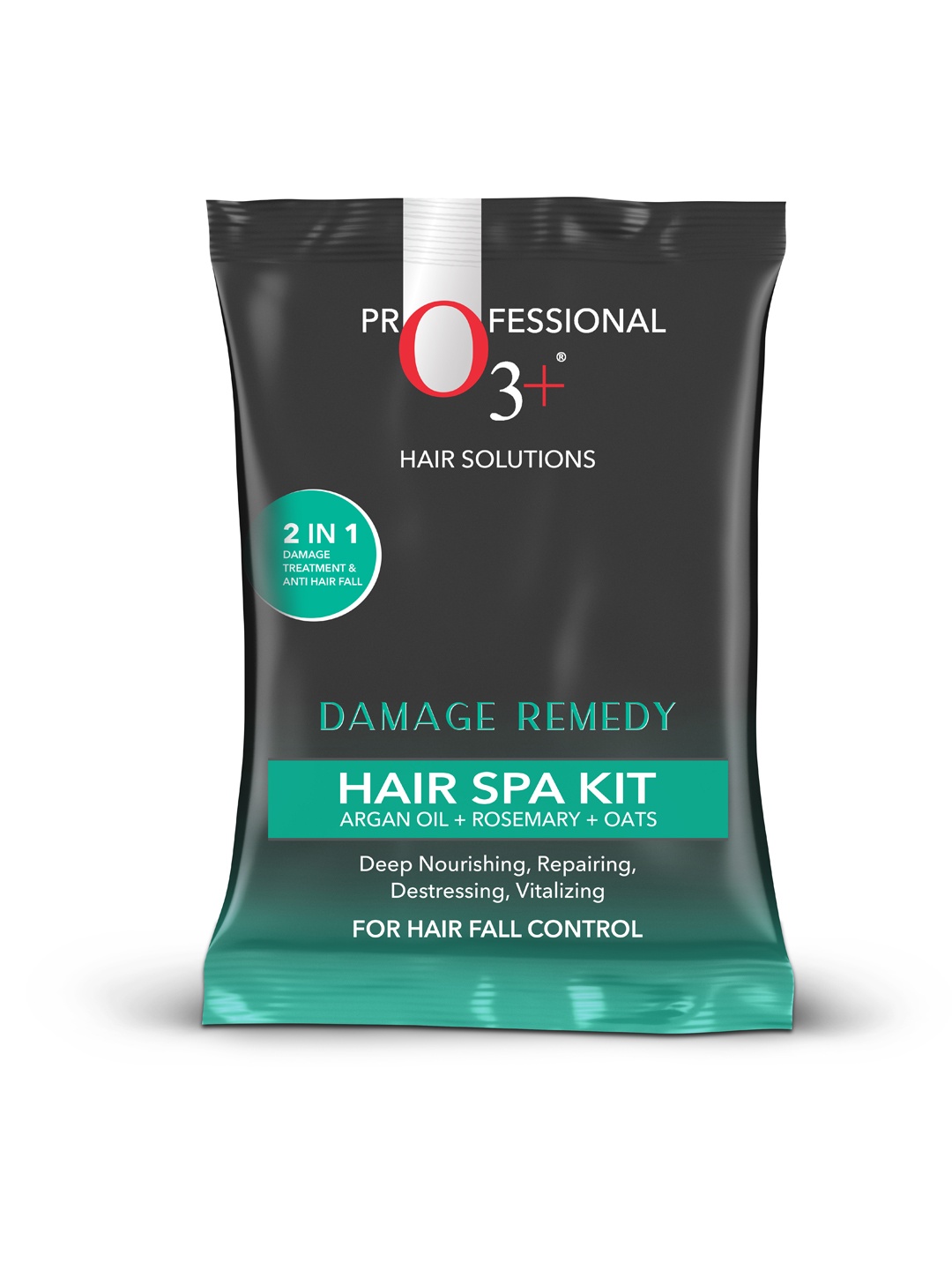 

O3+ Damage Remedy Hair Spa Kit with Argan Oil for Hair Fall Control - 35 ml, Black