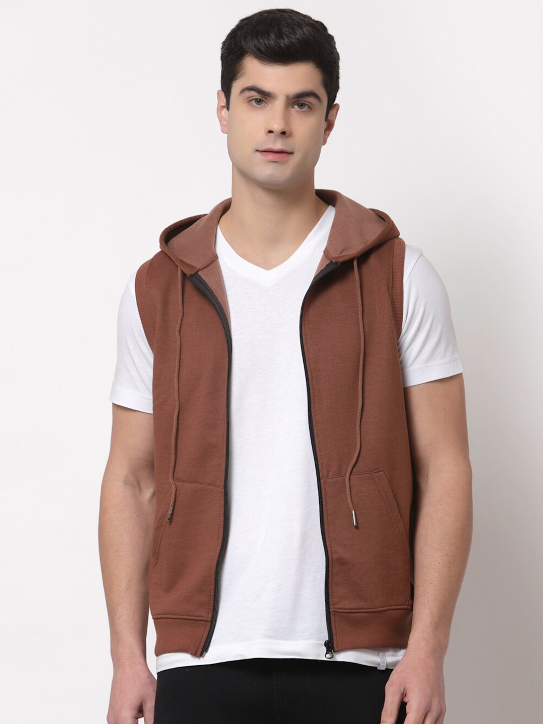 

Style Quotient Men Brown Hooded Sweatshirt