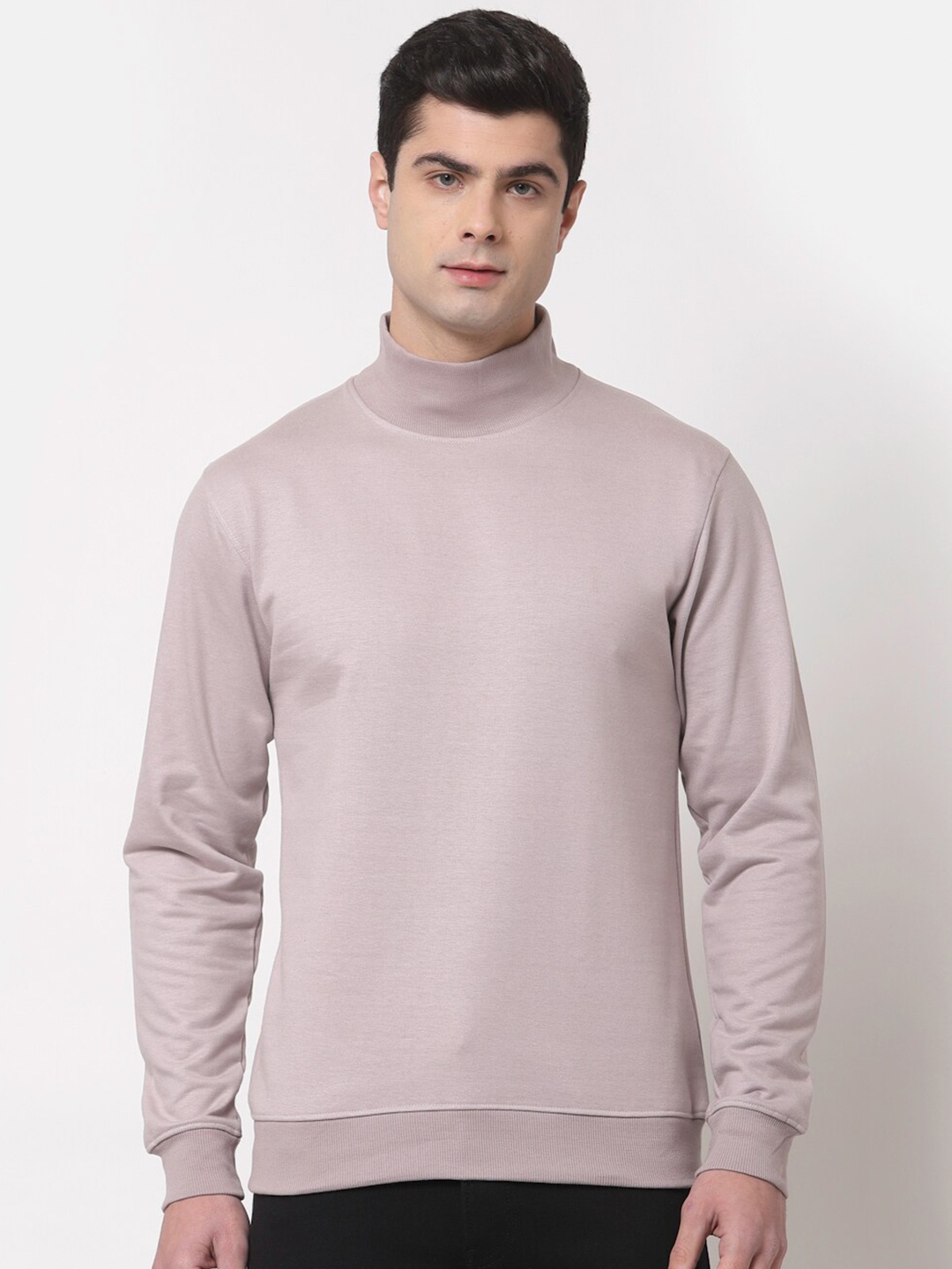 

Style Quotient Men Purple Solid Sweatshirt