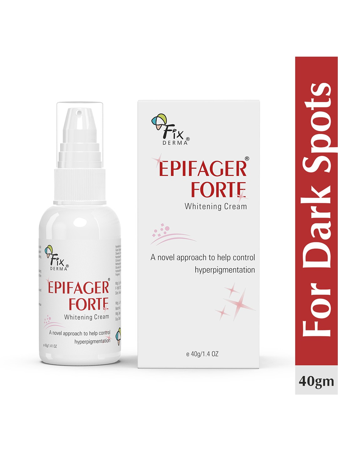 

Fixderma Epifager Forte Cream - 40gm, White