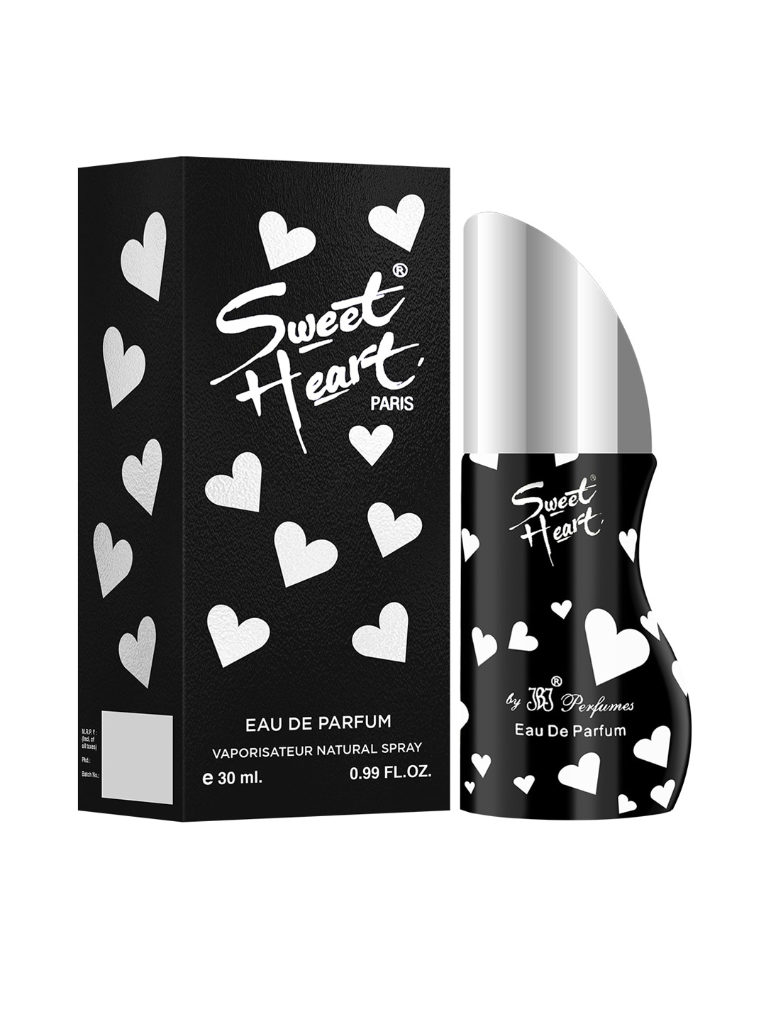 

Sweetheart Pack of 2 Black Long Lasting Imported Eau De Perfume