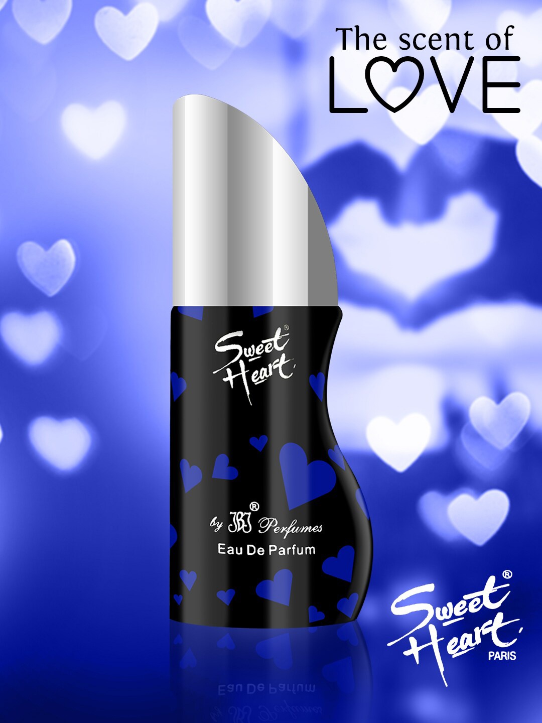 

Sweetheart Set Of 2 Blue Long Lasting Imported Eau De Perfumes