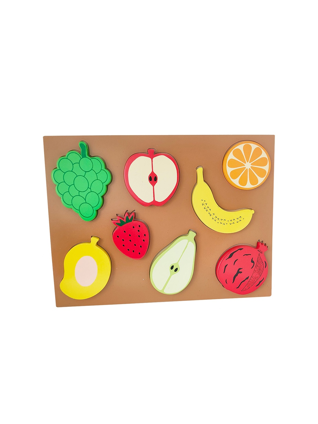

Wembley Toys Kids Multicoloured Wooden Puzzle Tray Board, Multi