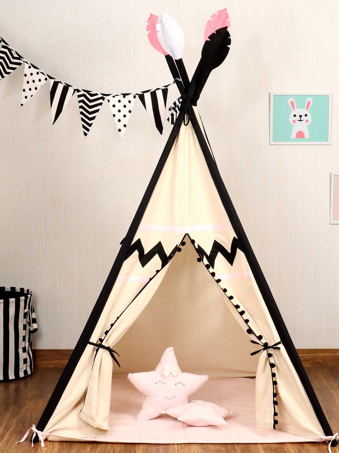 

My Gift Booth Cream-Coloured Extra Large Teepee Tent