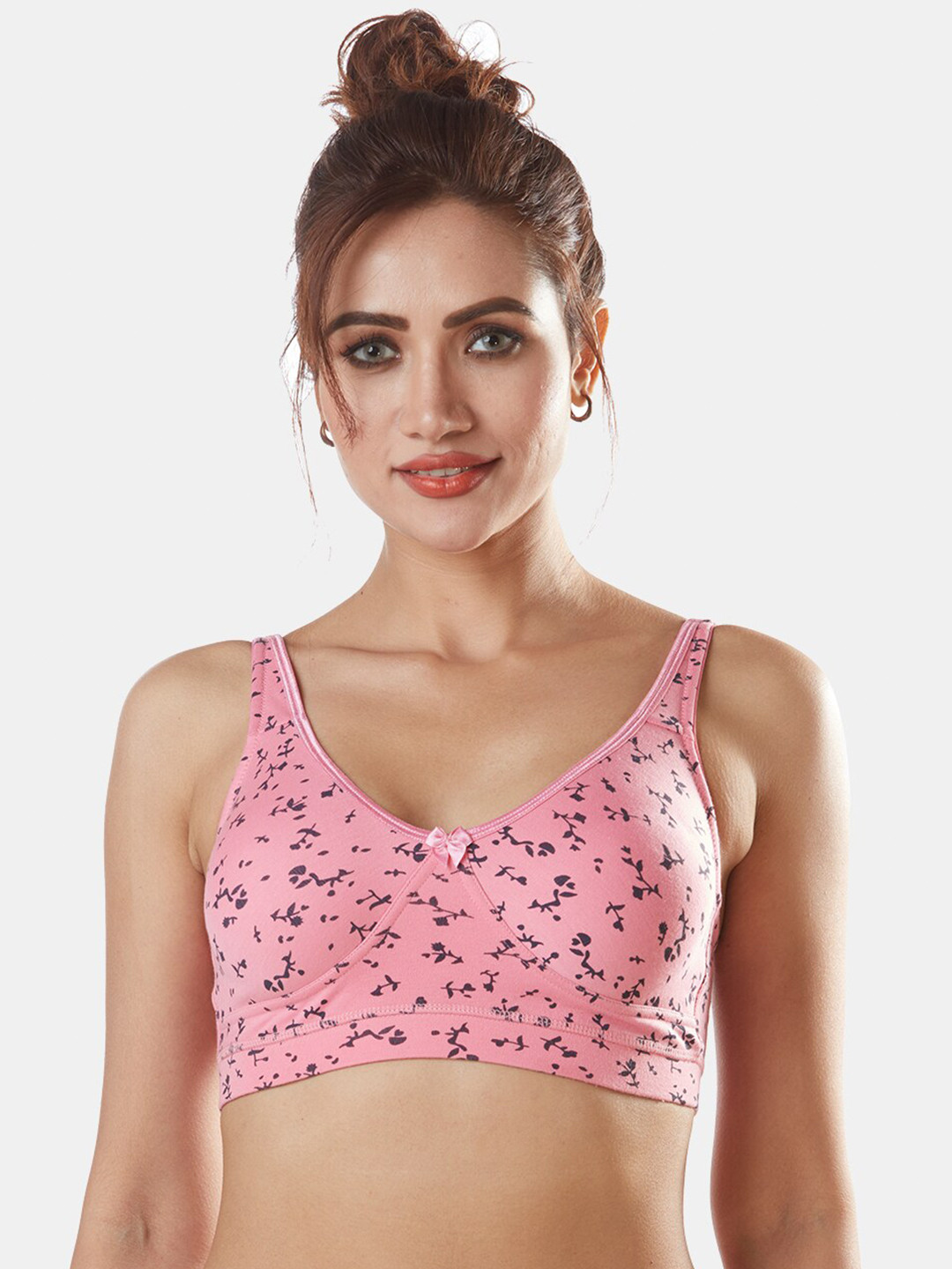 

Sonari Pink Abstract Printed Everyday Bra