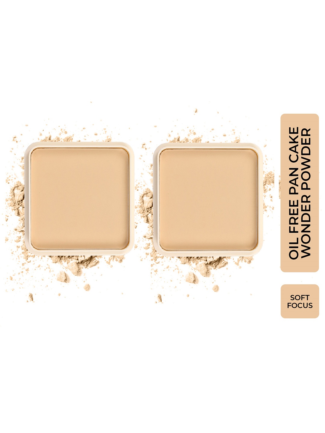 

Half N Half Pack of 2 Beige Oil Free Compact - Soft Focus 15G