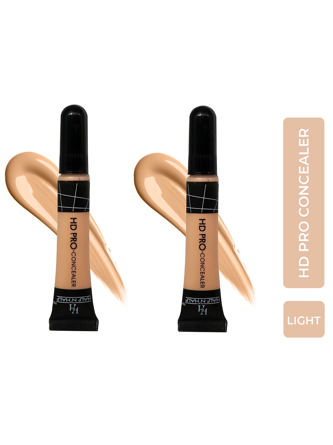 

Half N Half Pack of 2 Light Hd-Pro Face Makeup Concealer-Light, Cream