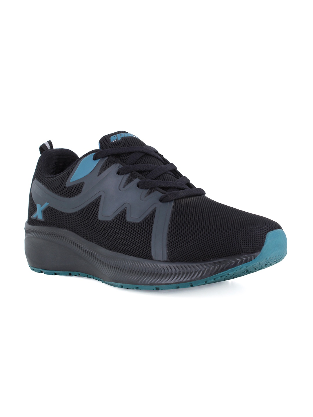 

Sparx Men Black Mesh Running Non-Marking Shoes