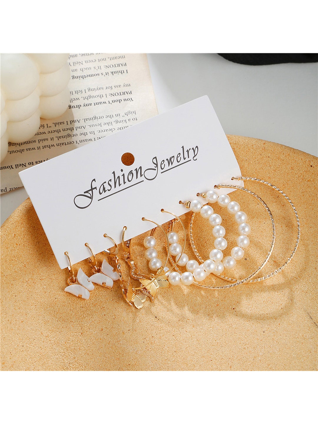 

Vembley Gold-Toned Circular Studs Earrings