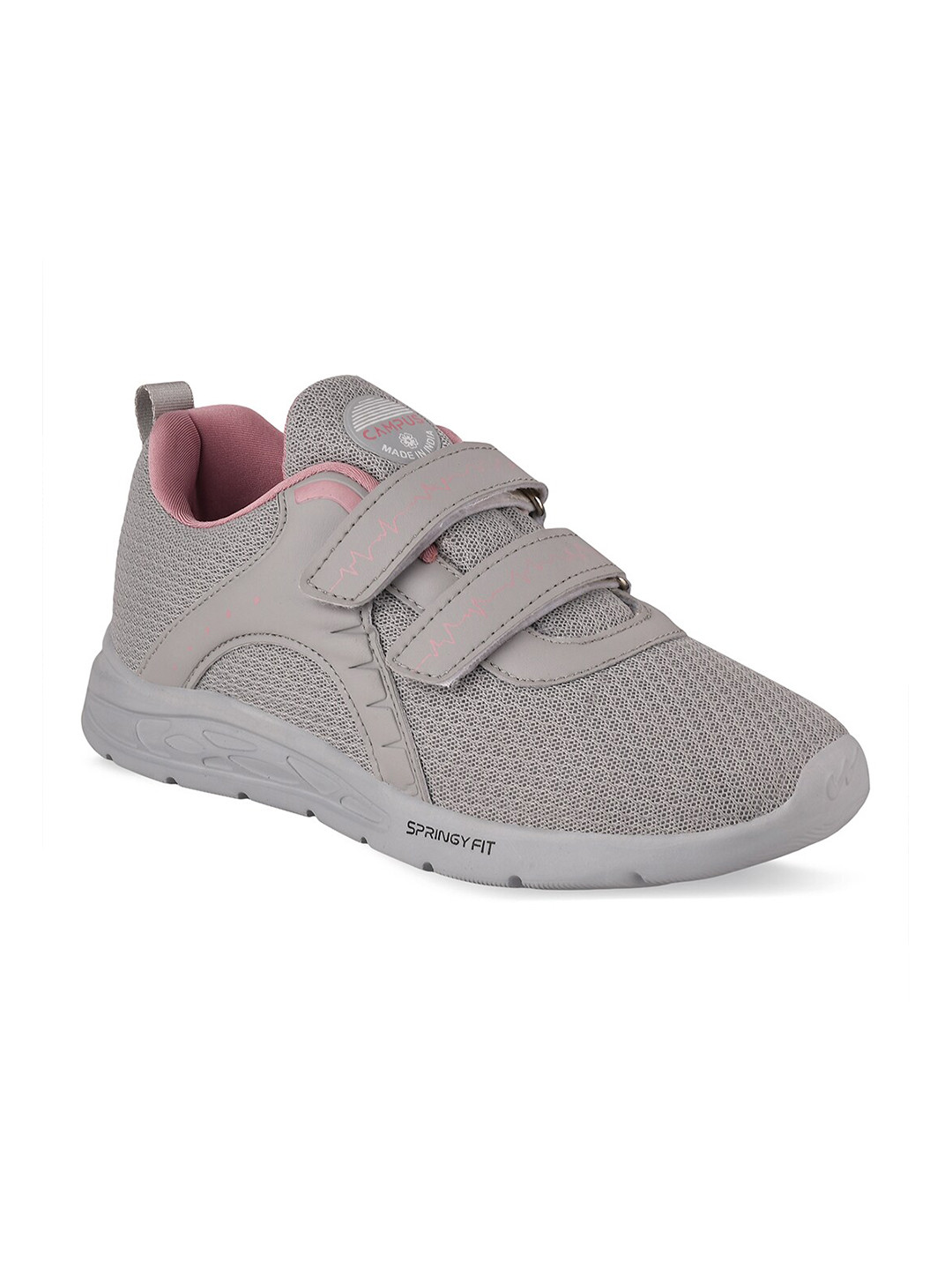 

Campus Women Grey Mesh Running Shoes
