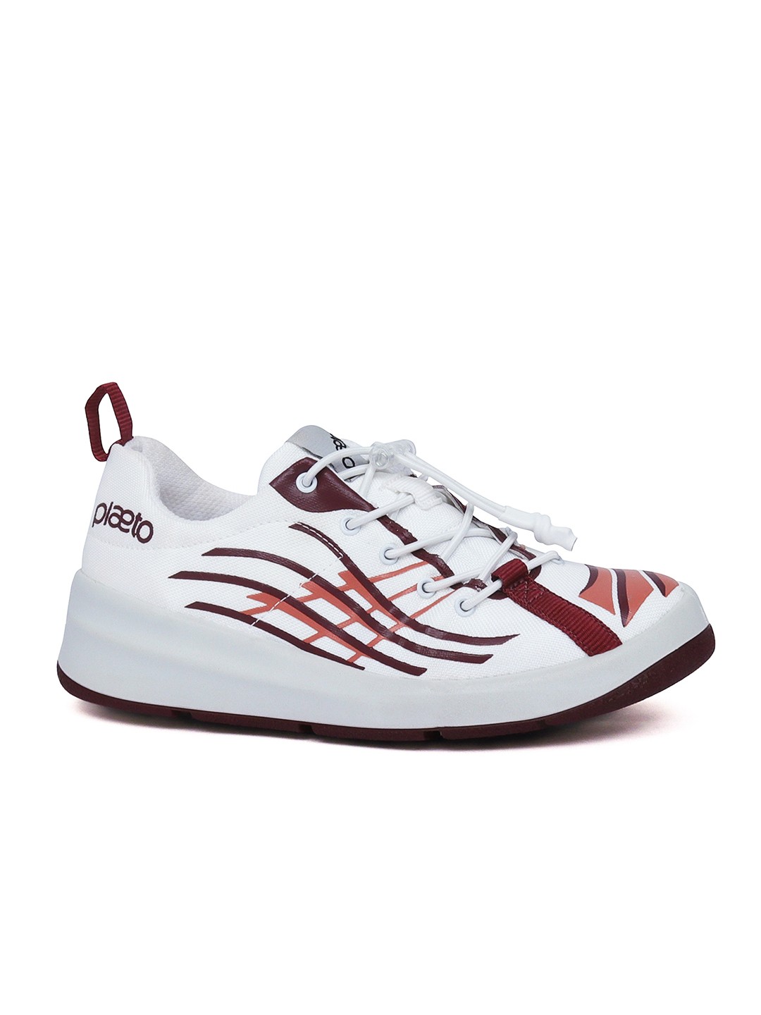 

plaeto Kids Nova Non-Marking Multiplay Sports Shoes, White
