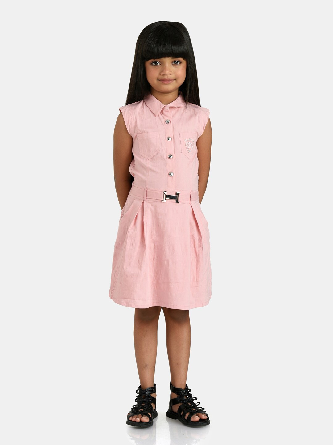 

Peppermint Pink Satin Dress