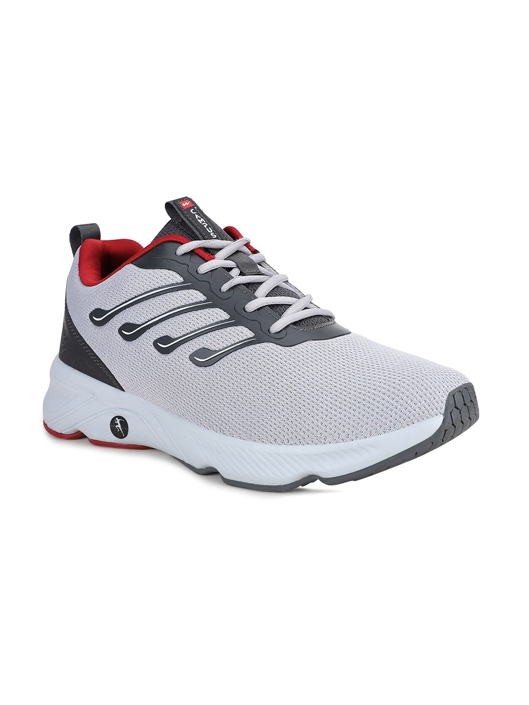 

Campus Men Grey Mesh Running Shoes