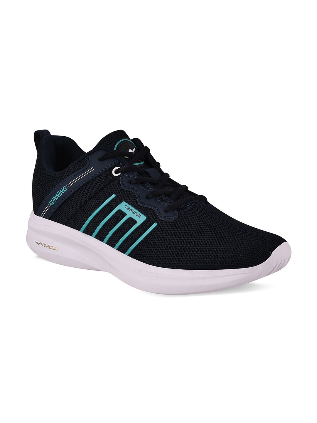 

Campus Men Navy Blue Mesh Running Shoes