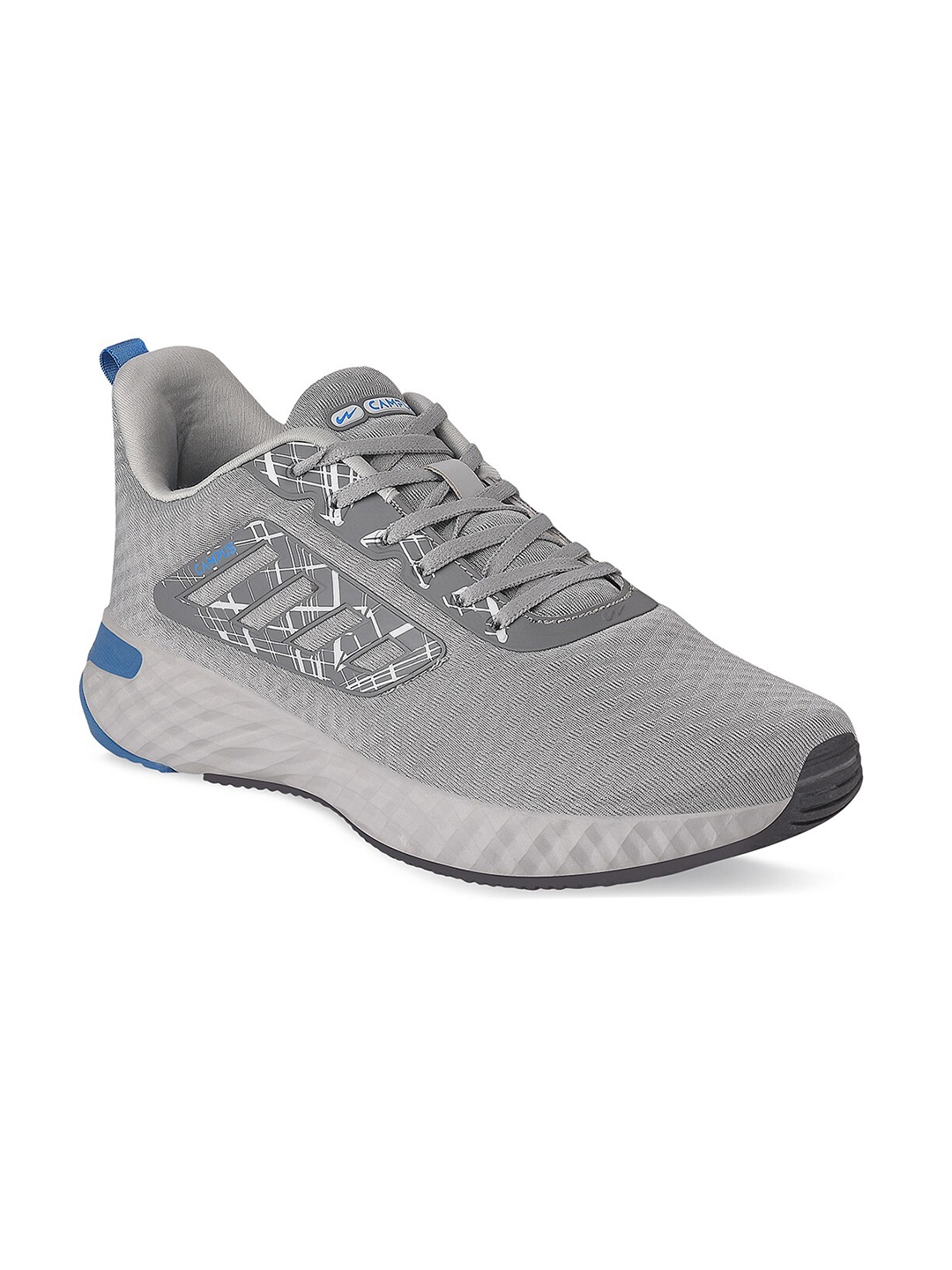 

Campus Men Grey Mesh Running Shoes