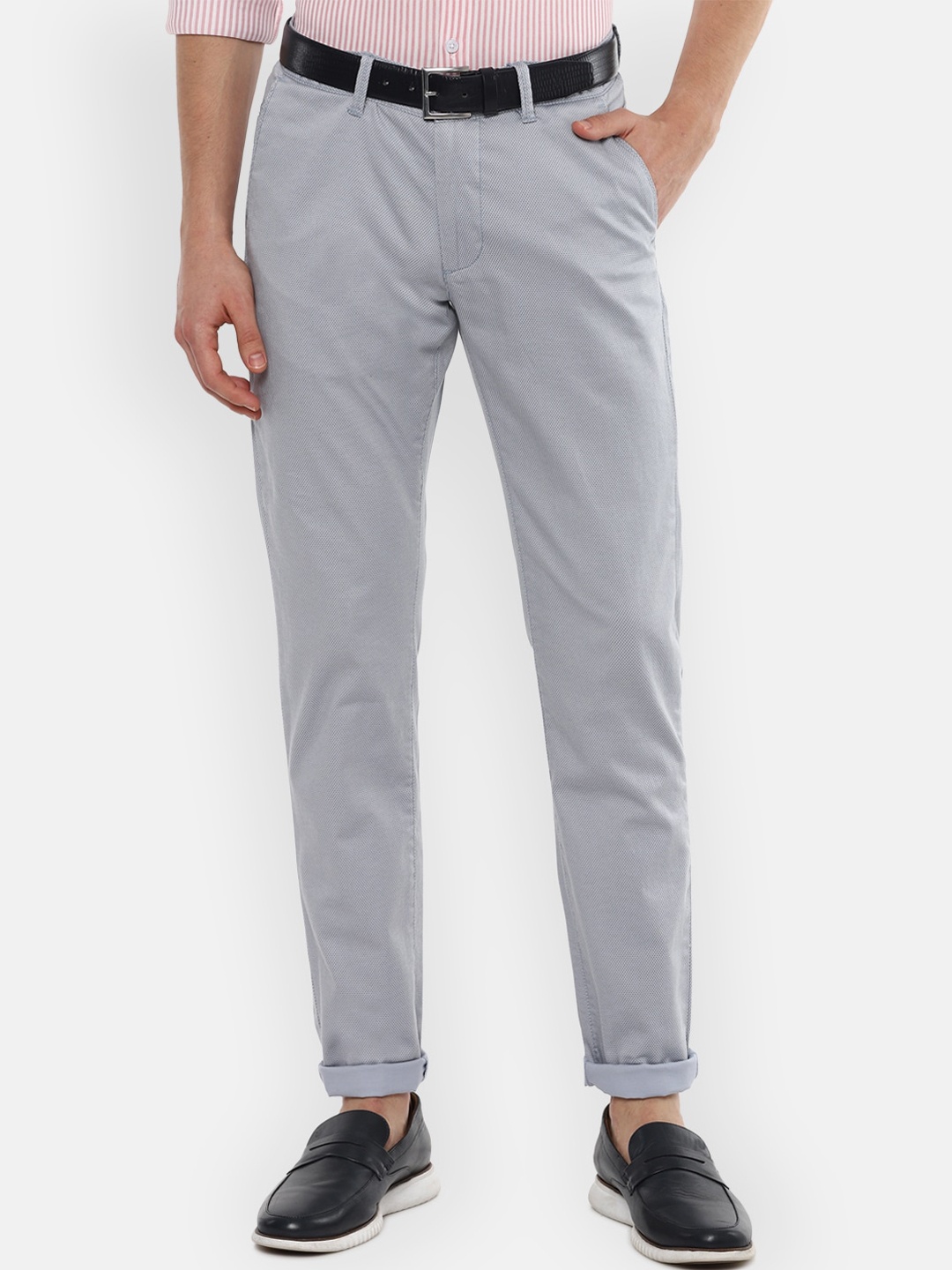

Van Heusen Sport Men Grey Slim Fit Trousers
