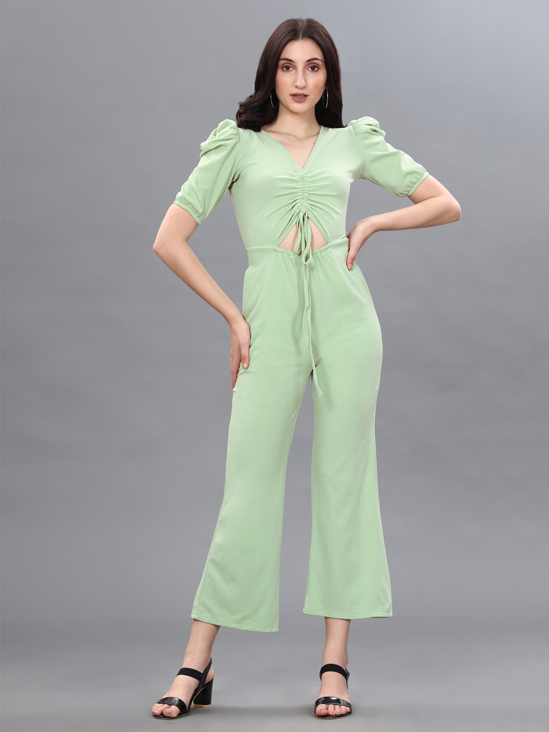 

Selvia Green Basic Jumpsuit