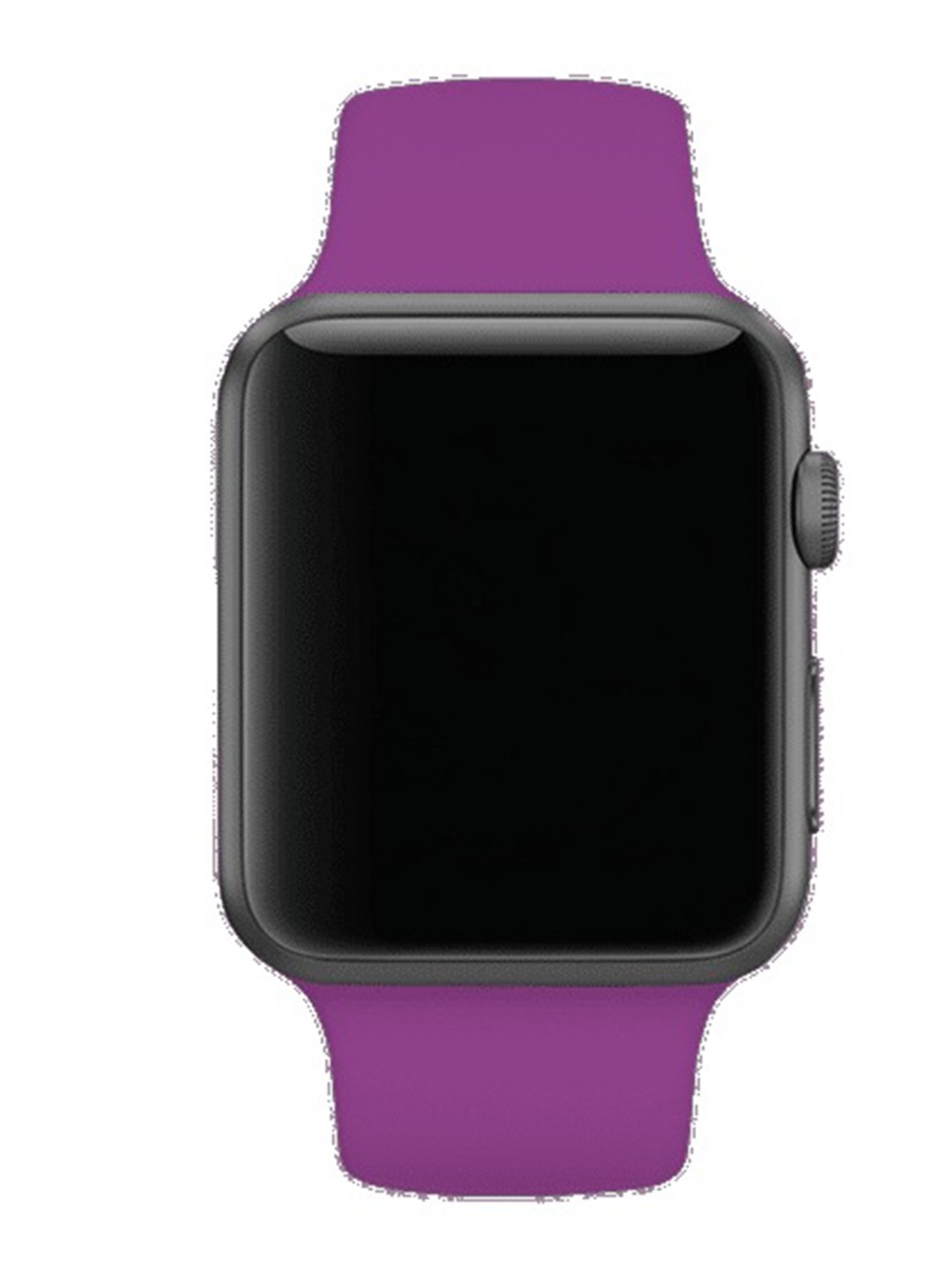 

MUTAQINOTI Purple Solid 44 mm Silicon Watch Straps