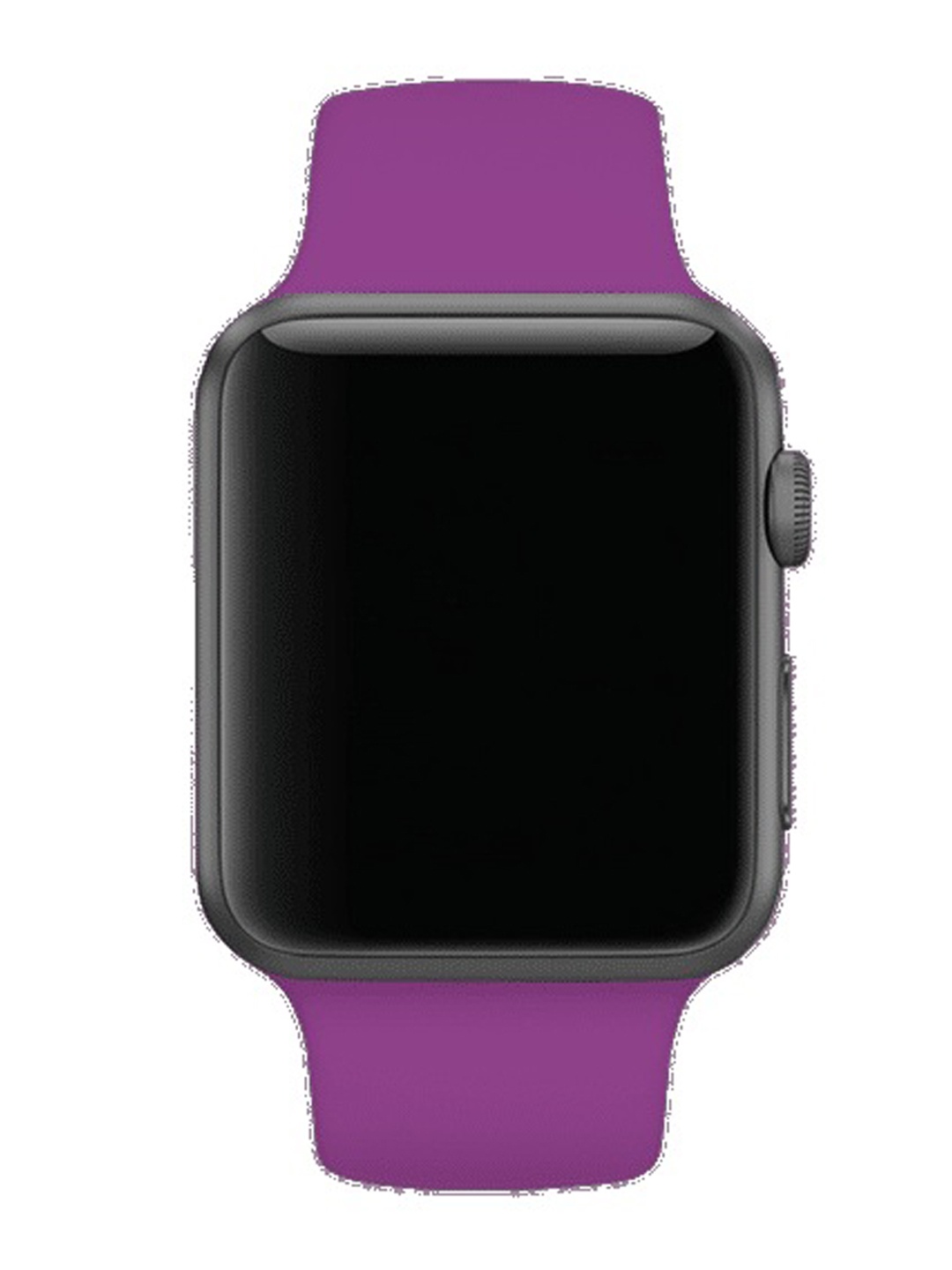 

MUTAQINOTI Purple Patterned 40mm Silicon Watch Straps