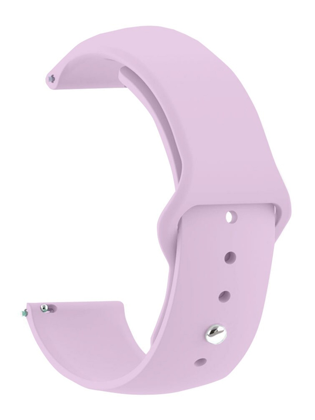 

MUTAQINOTI Purple Patterned 20 mm Silicon Watch Strap