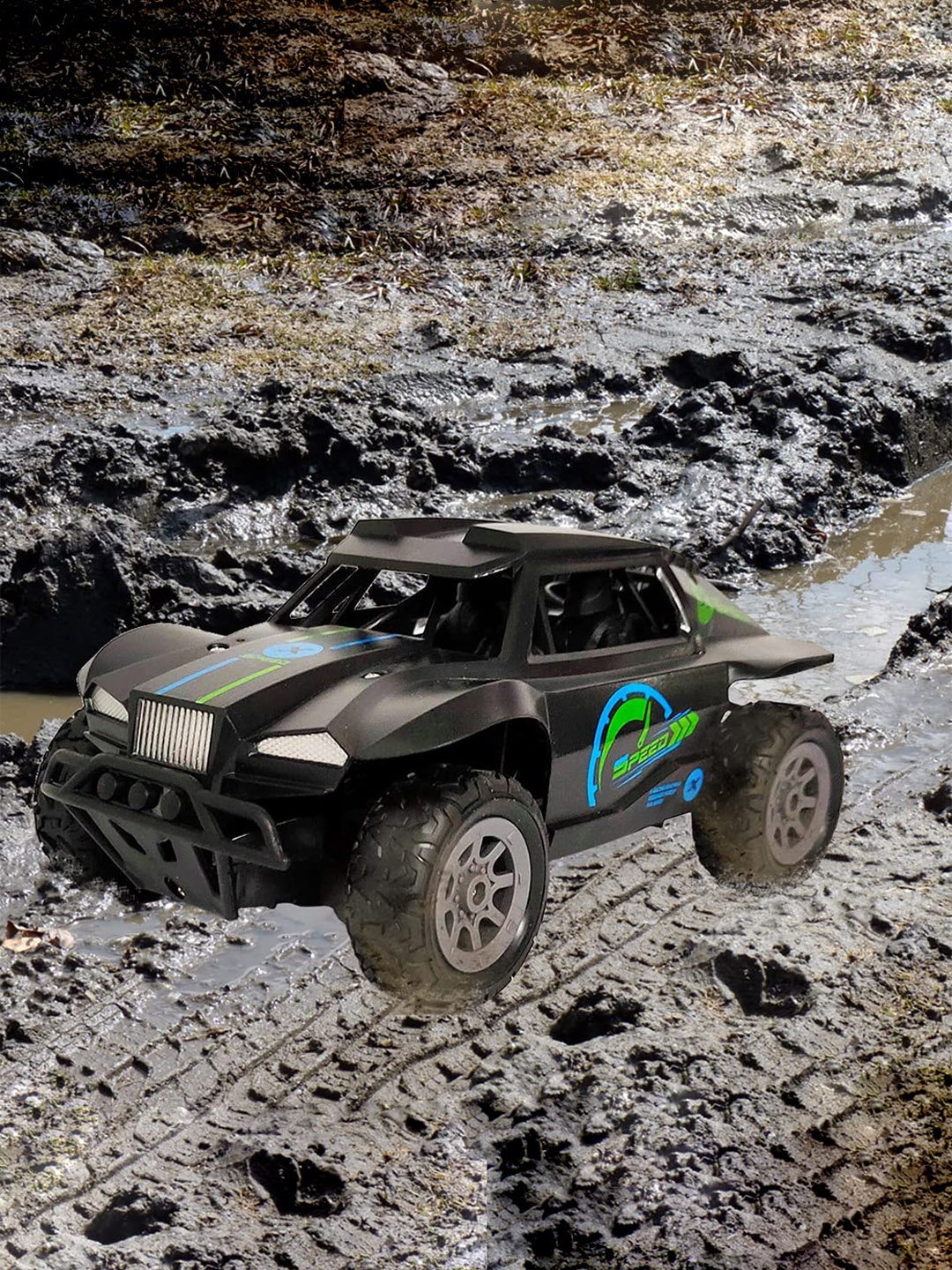 

Wembley Toys Kids Black Mudslinger Mini Jeep Car Toy