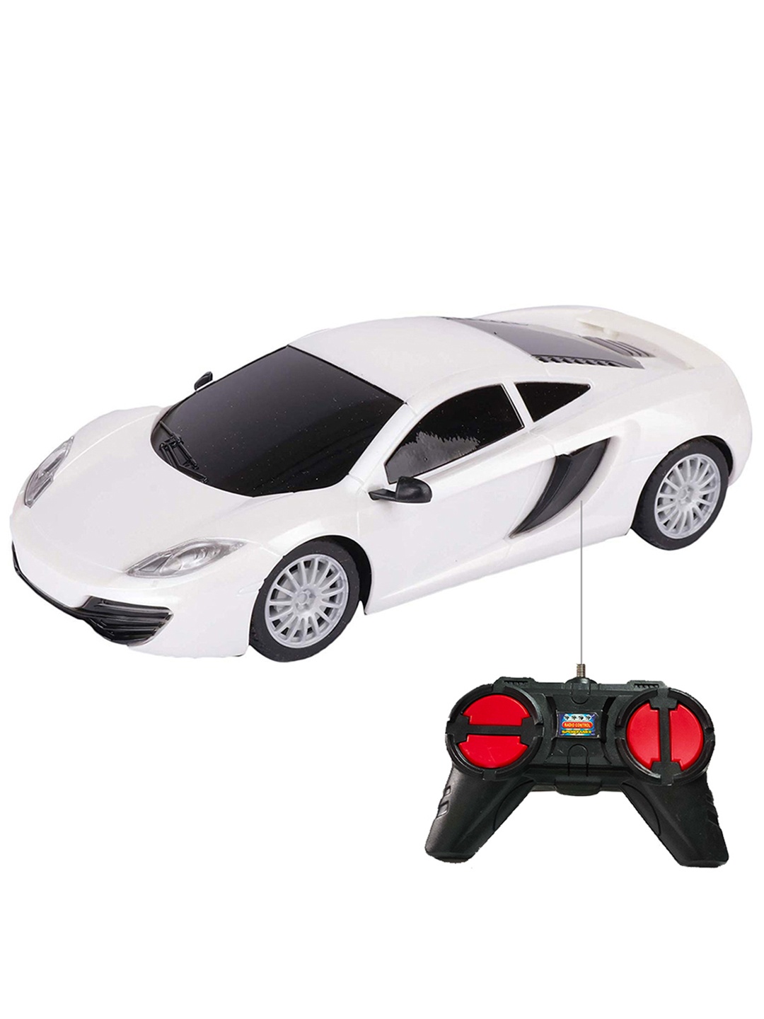 

Wembley Toys White Remote Control with LED Light Super High Speed Racing Car