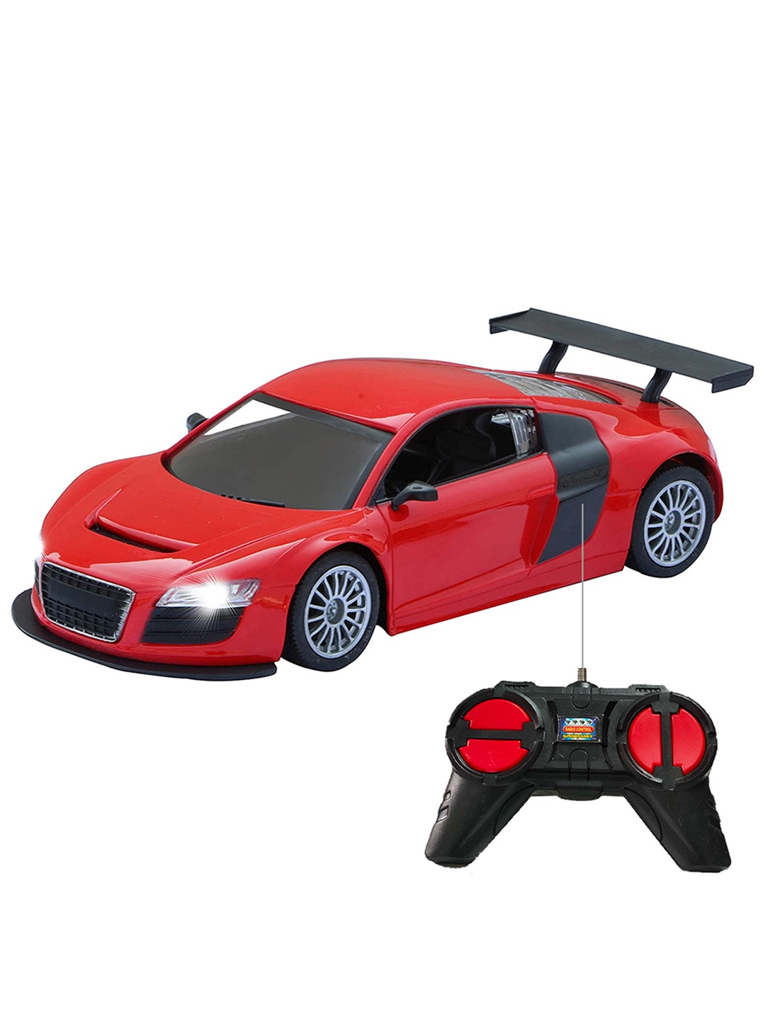 

Wembley Toys Red Remote Control with LED Light High Speed Racing Car
