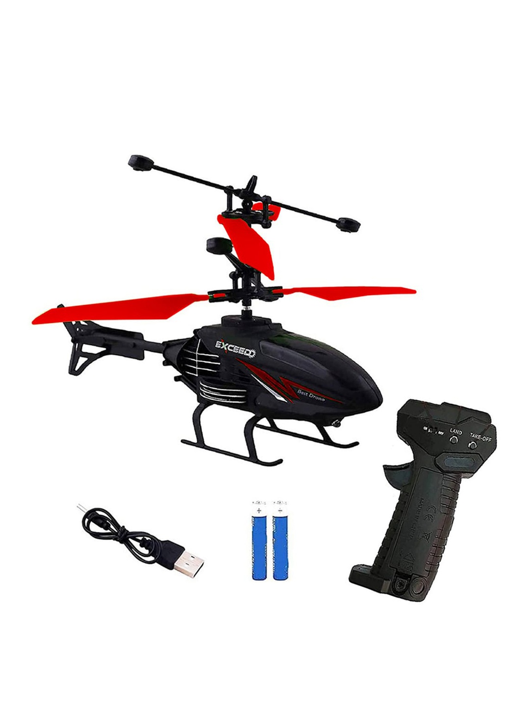 

Wembley Toys Kids Red & Black Infrared Radio Control Helicopter Toy