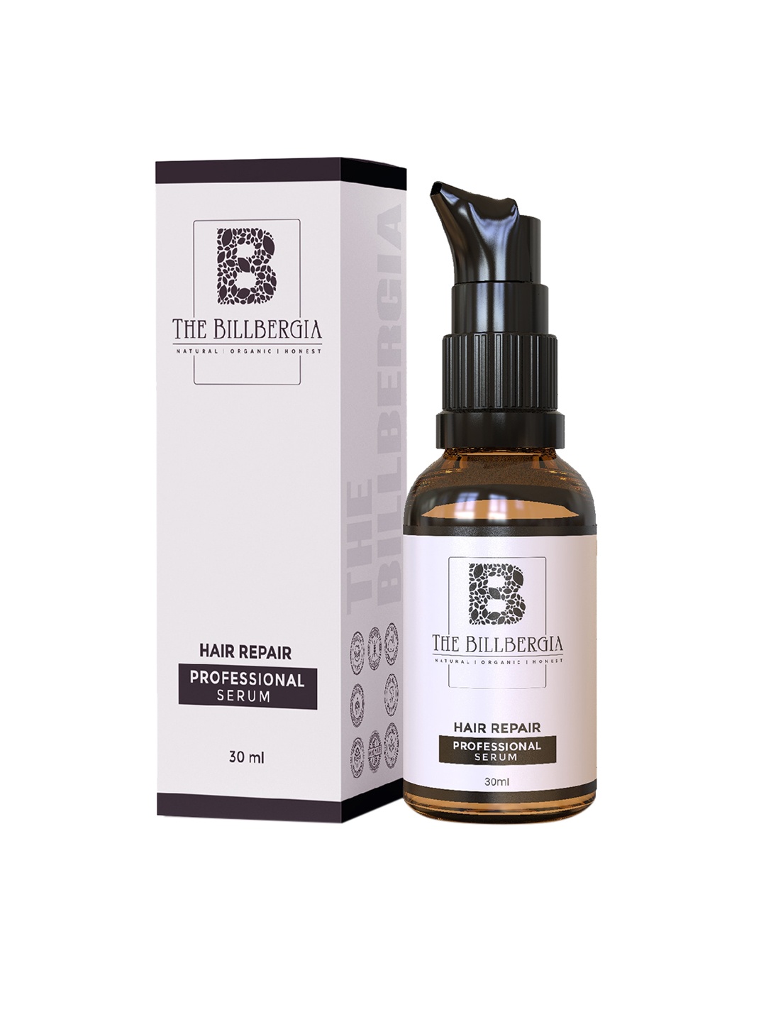 

THE BILLBERGIA Hair Repair Professional Serum with Amla 30 ml, Transparent
