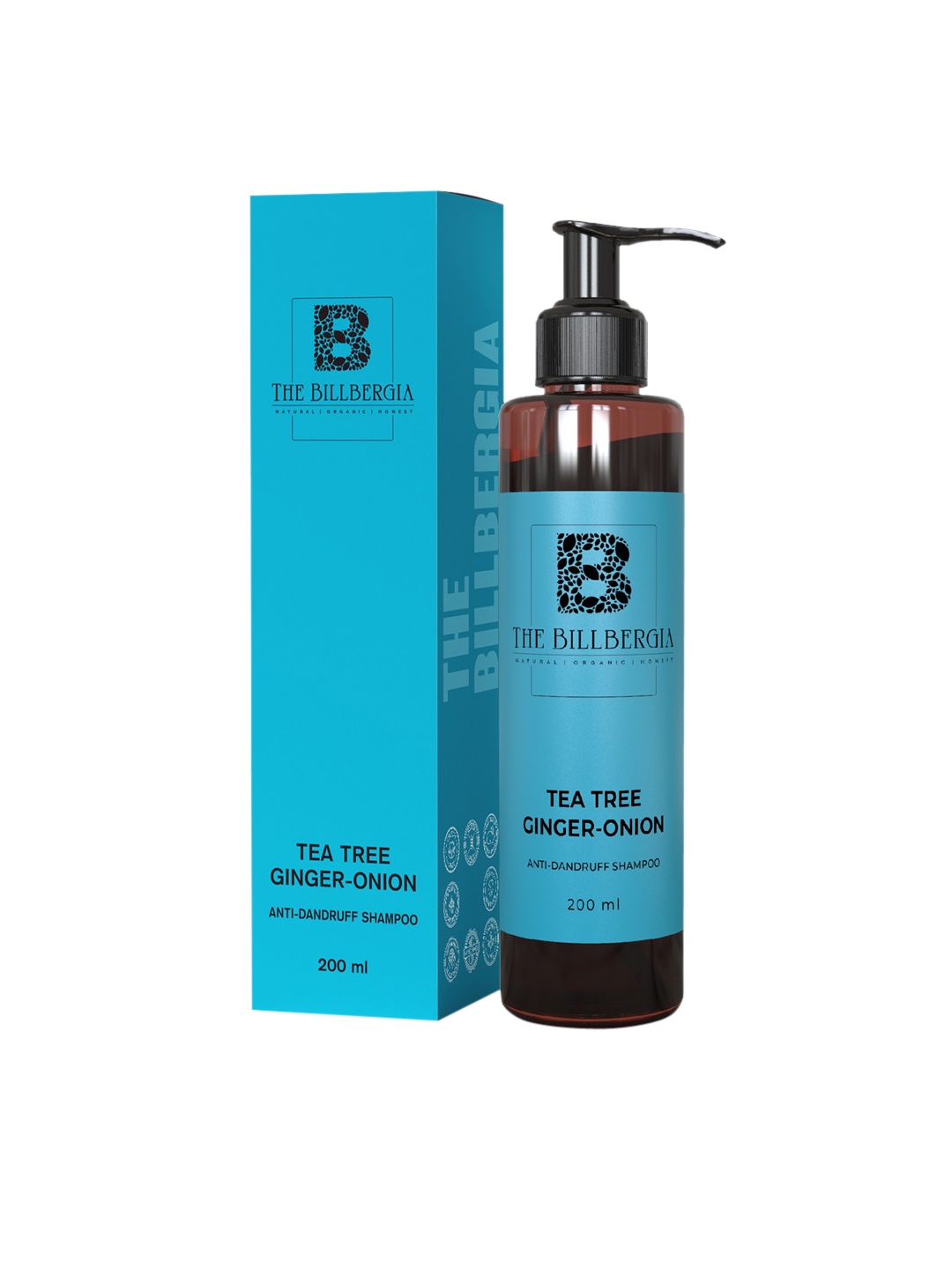 

THE BILLBERGIA Tea Tree-Ginger & Onion Anti-Dandruff Shampoo with Amla 200 ml, White