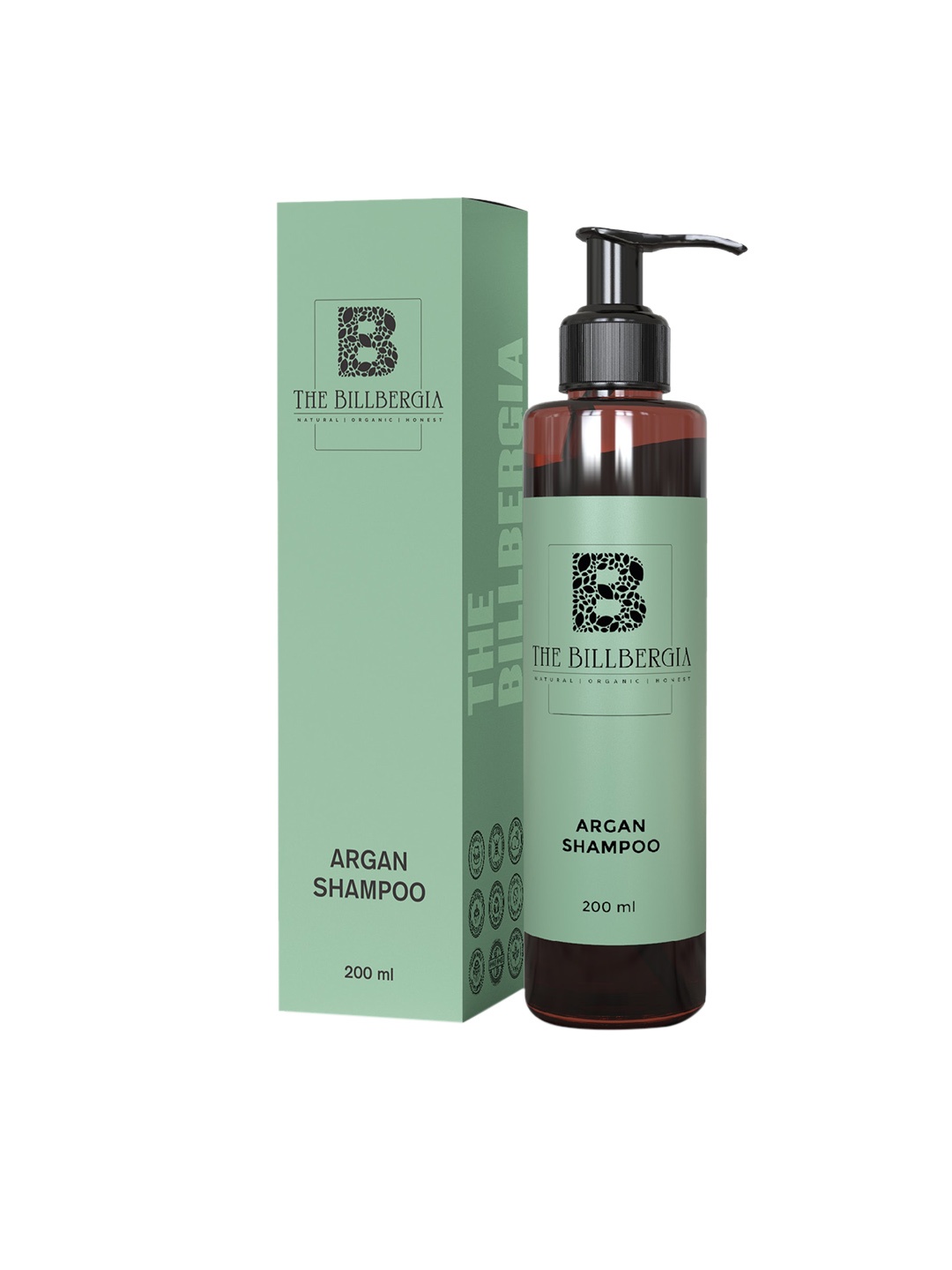 

THE BILLBERGIA Argan Shampoo with Amla 200 ml, Green
