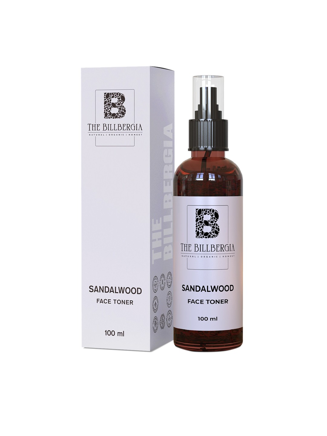 

THE BILLBERGIA Sandalwood Face Toner with Basil 100 ml, Transparent