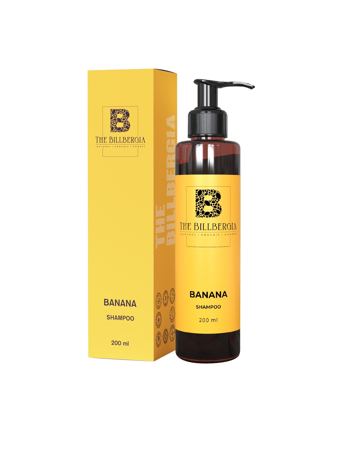 

THE BILLBERGIA Banana Hair Smoothening Shampoo with Argan Oil 200 ml, Yellow