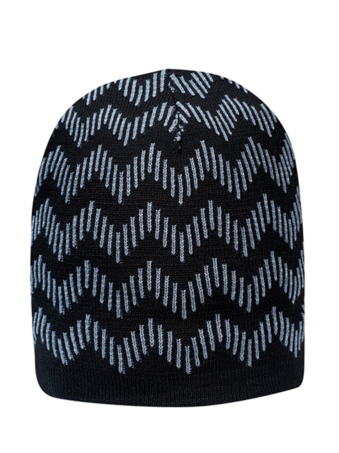 

LOOM LEGACY Men Black & White Beanie