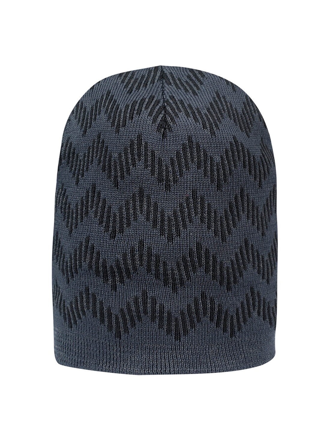 

LOOM LEGACY Men Grey & Charcoal Beanie