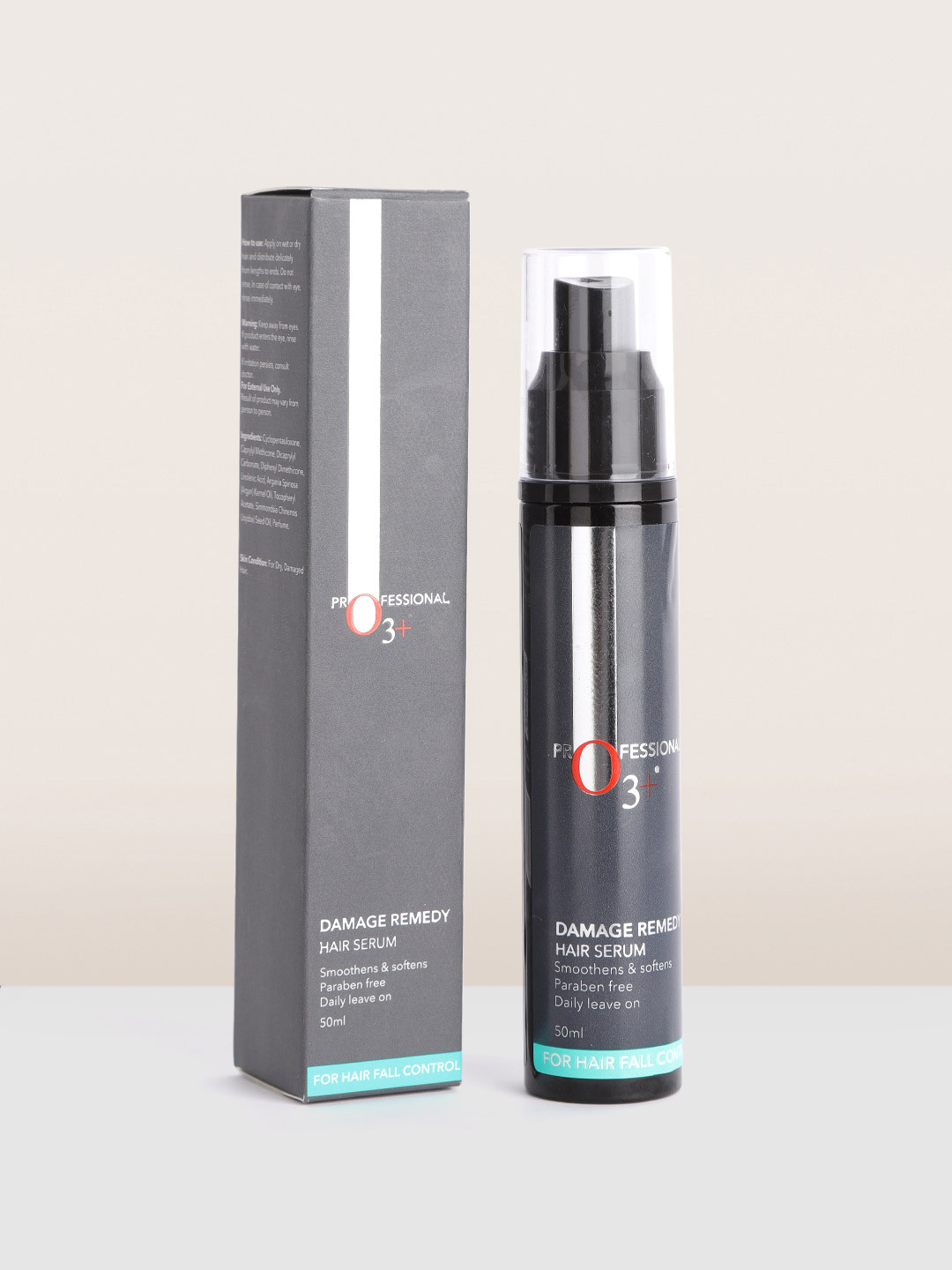 

O3 Professional Damage Remedy Hair Fall Control Serum with Coconut Oil 50 ml, Grey