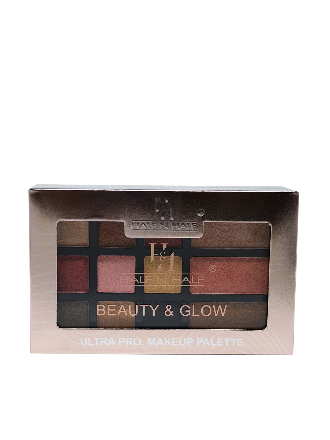 

Half N Half Multicoloured Ultra Pro Makeup Eyeshadow Palette - 18 gm, Multi