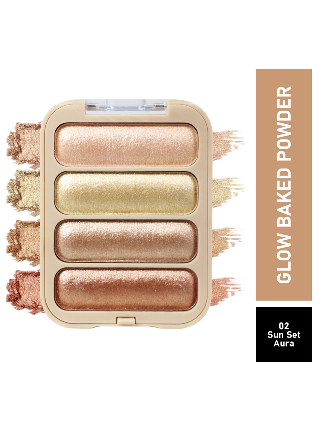 

Half N Half Glow Baked Powder - Sunset Aura, Multi