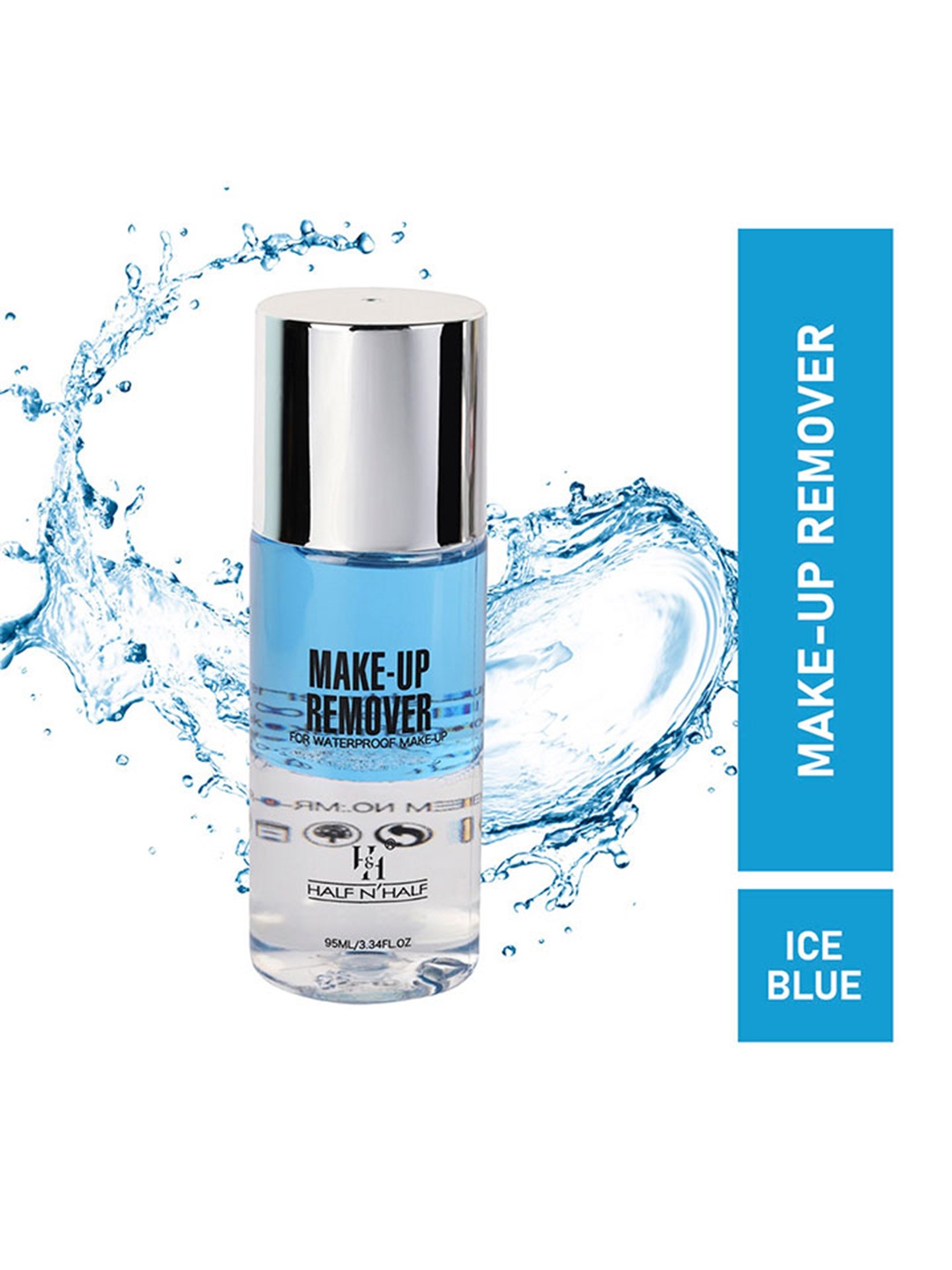 

Half N Half Make up Remover for Waterproof Makeup - Ice Blue