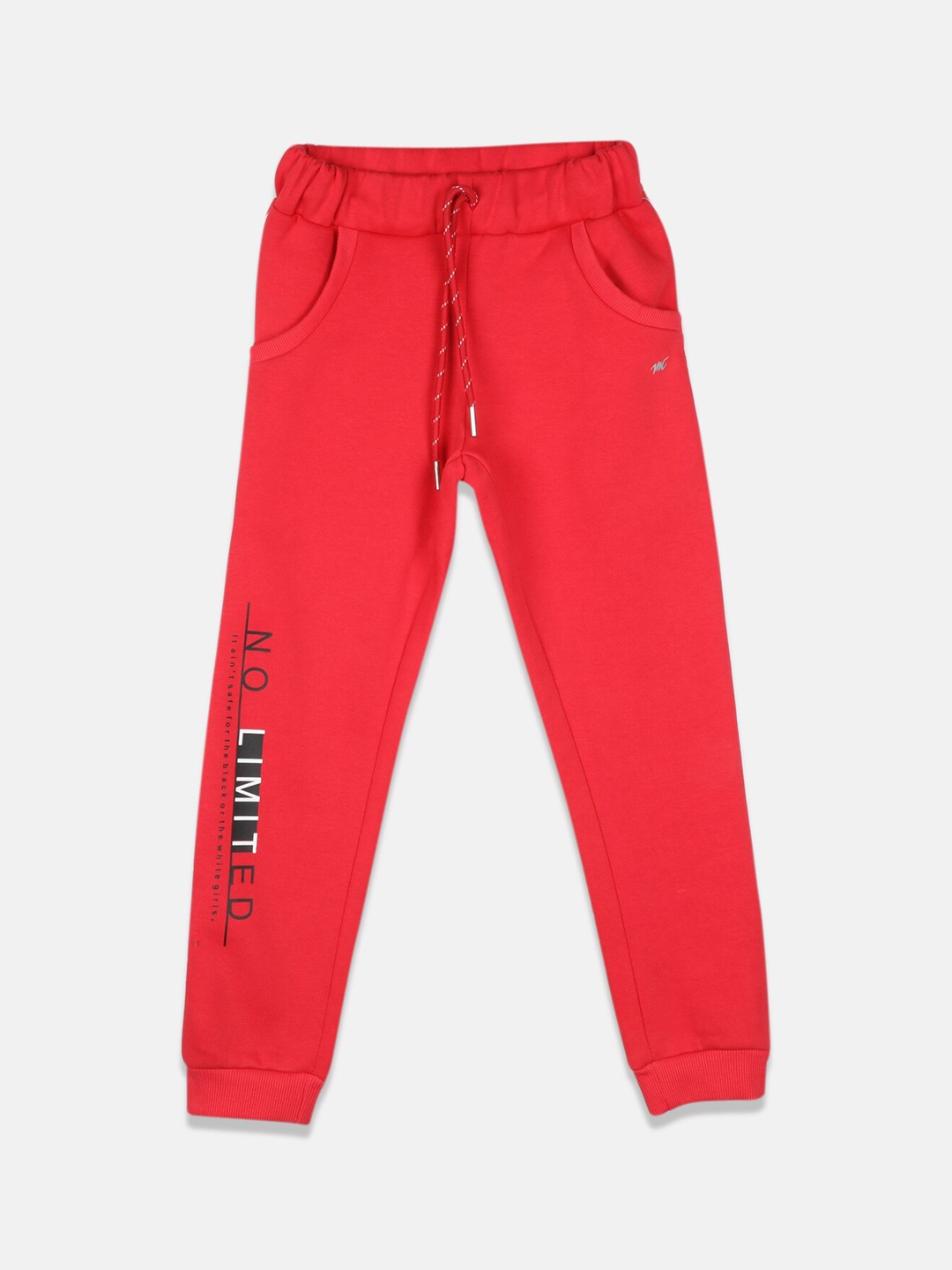 

Monte Carlo Girls Orange Solid Cotton Joggers