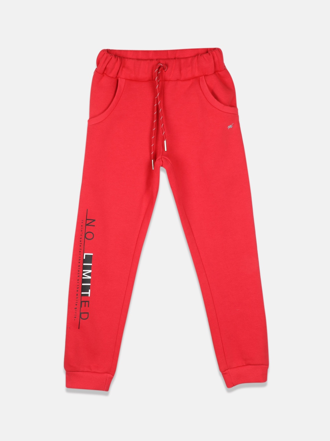 

Monte Carlo Girls Orange Solid Cotton Joggers