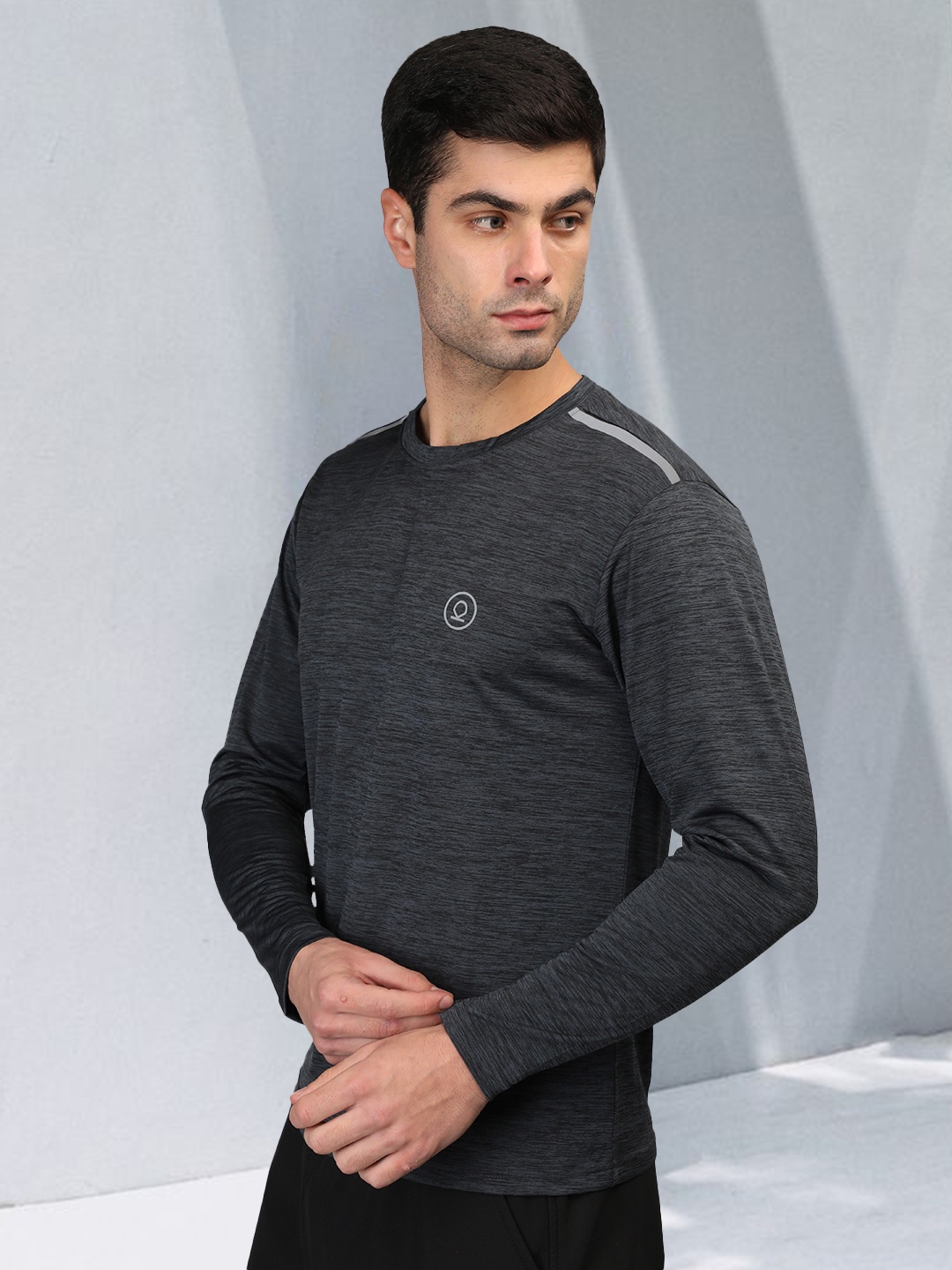 

Chkokko Men Grey Outdoor T-shirt