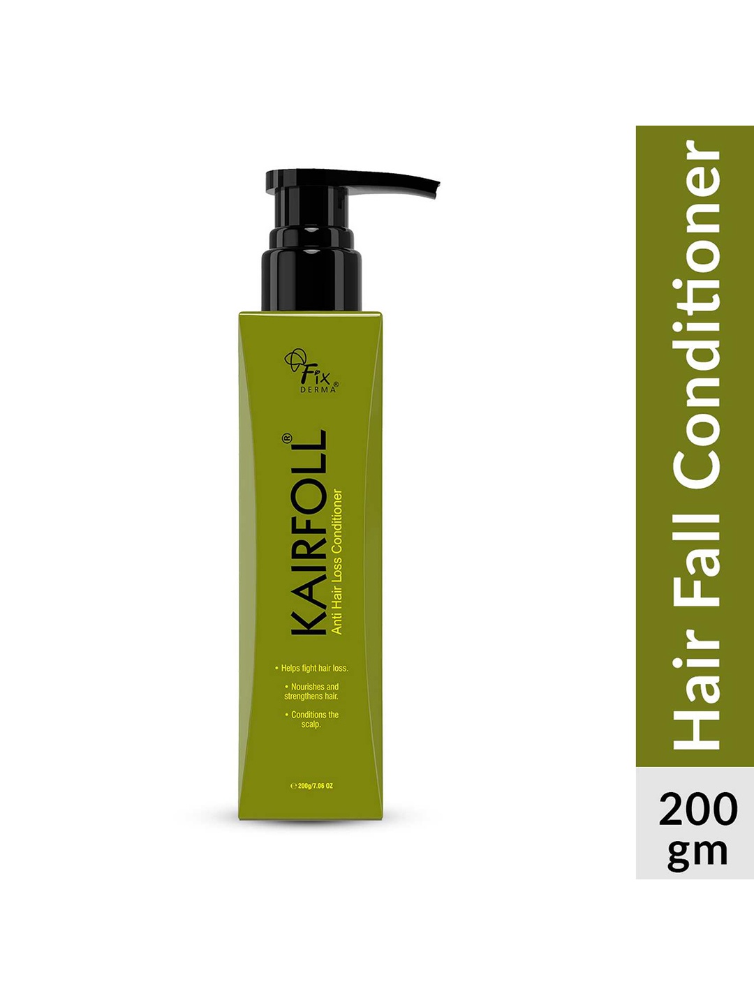 

Fixderma Kairfoll Anti Hair Loss Conditioner for Dry Frizzy Hair - 200 gm, Olive