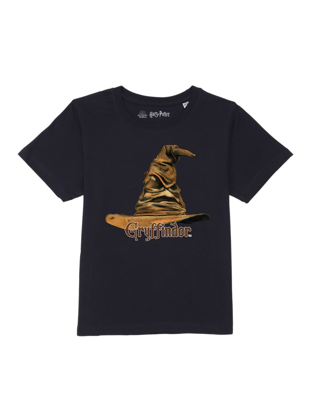 

Harry Potter by Wear Your Mind Boys Navy Blue Printed Pure Cotton T-shirt