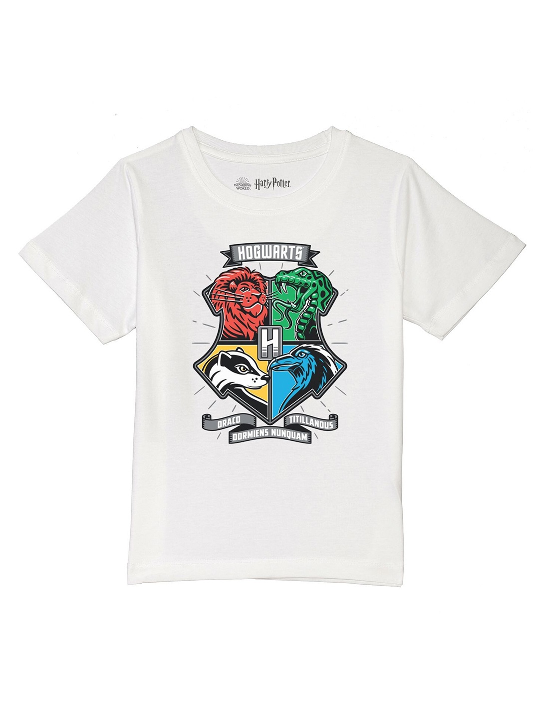 

Harry Potter by Wear Your Mind Boys White Harry Potter Printed Pure Cotton T-shirt