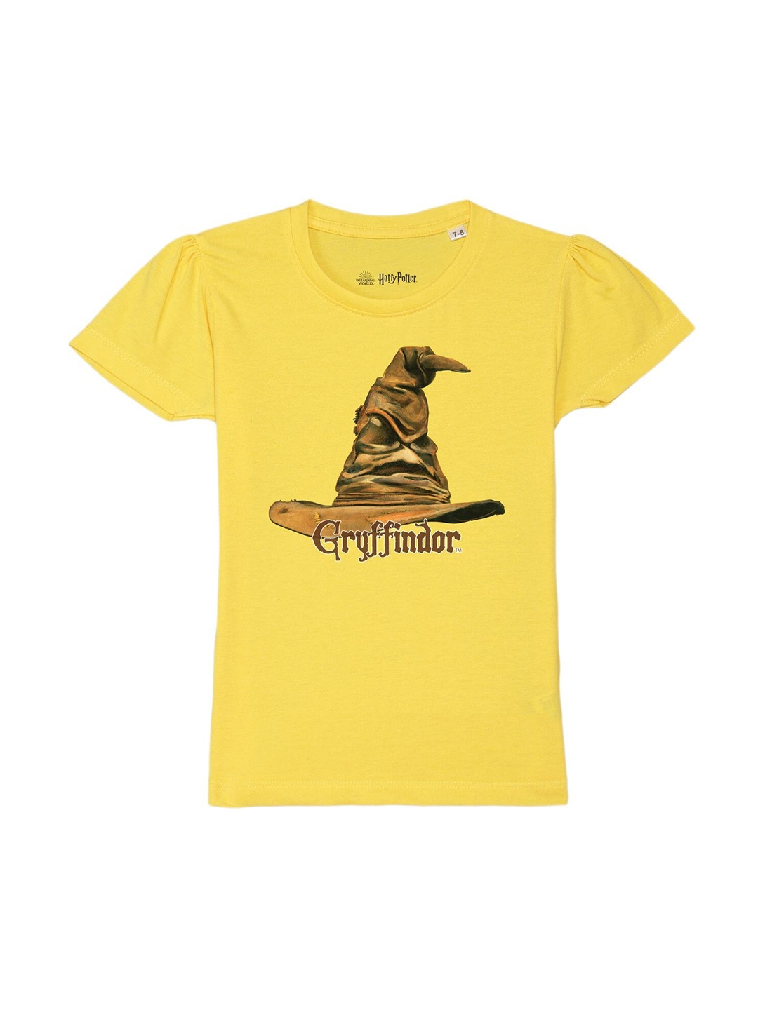 

Harry Potter by Wear Your Mind Girls Yellow T-shirt