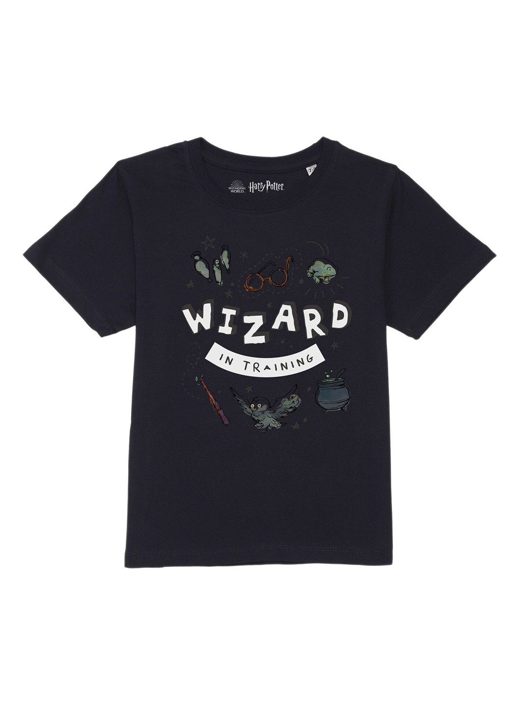 

Harry Potter by Wear Your Mind Boys Navy Blue Printed T-shirt