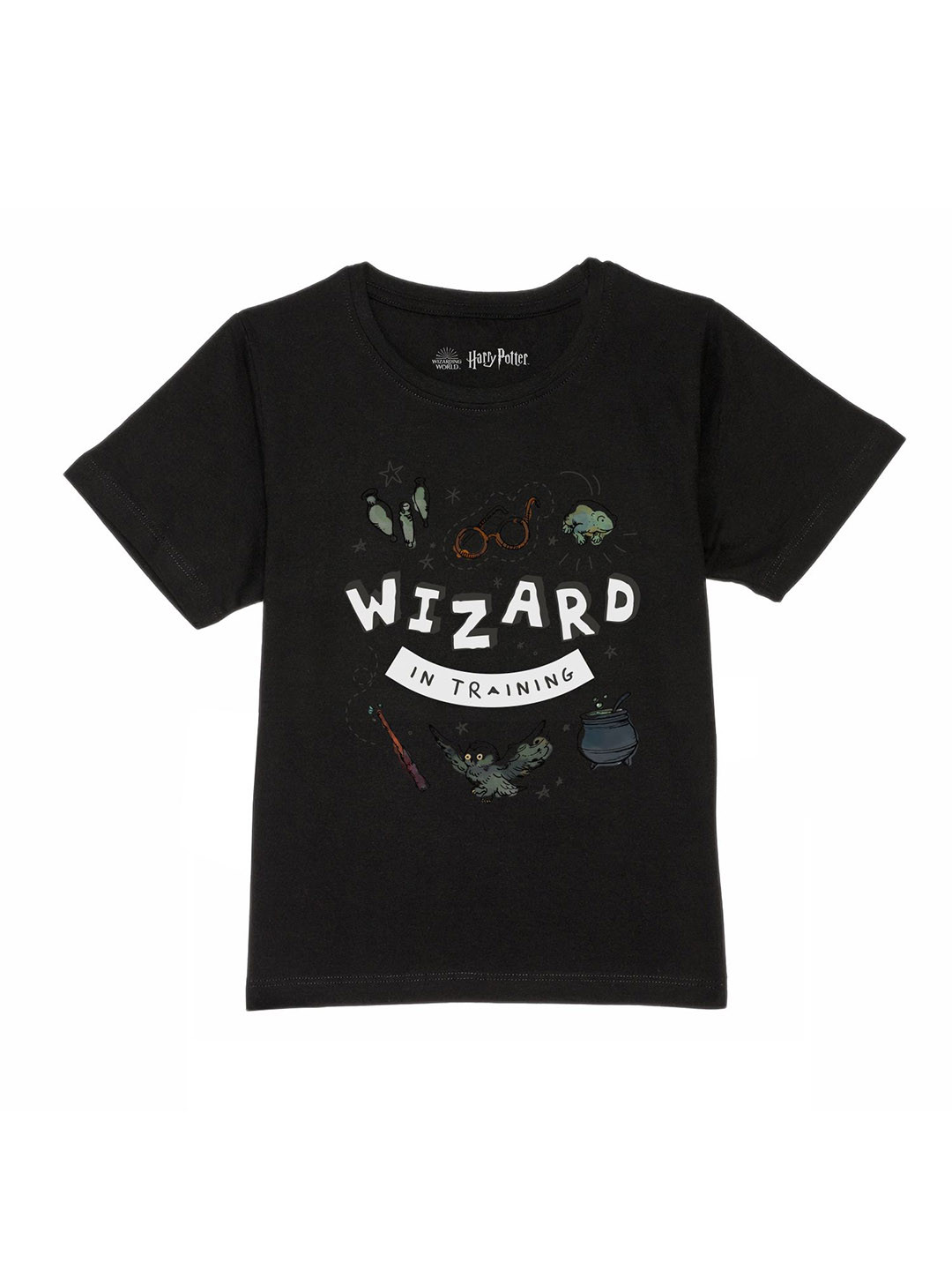 

Harry Potter by Wear Your Mind Boys Black T-shirt