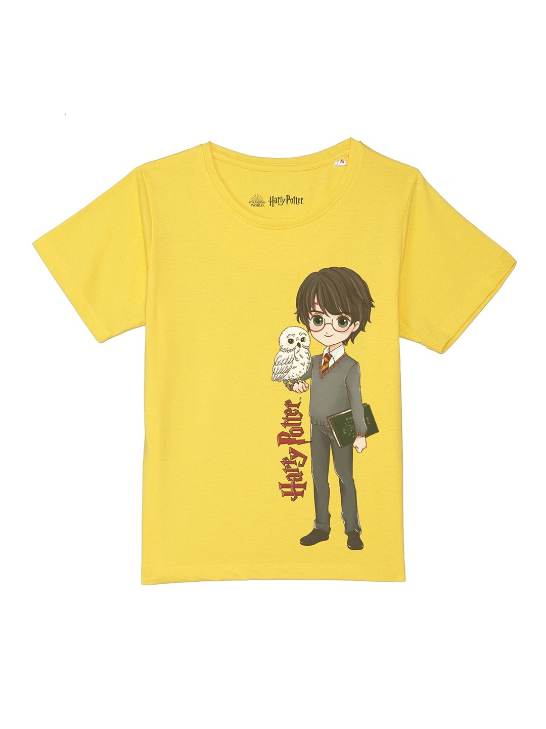 

Harry Potter by Wear Your Mind Boys Yellow Printed T-shirt